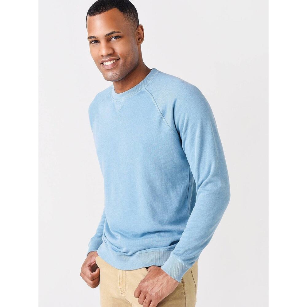 JOHNNIE-OMen's Pamlico Sweatshirt, Malibu Blue, Size Medium $88